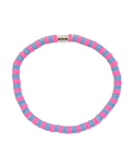 The Pura Vida Seascape Vinyl Disc Bracelet in Bubble Gum