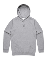 The AS Colour Mens Stencil Hoodie in Athletic Heather