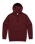 The AS Colour Mens Stencil Hoodie in Burgundy