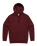 The AS Colour Mens Stencil Hoodie in Burgundy