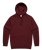 The AS Colour Mens Stencil Hoodie in Burgundy