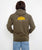 The Salt Water Seeker Mens Good Vibes Hoodie in Army