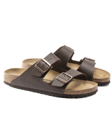 The Birkenstock Mens Arizona Sandals in Dark Brown