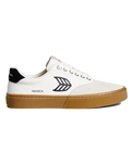 Naioca Pro Shoes in Off White, Vintage Gum & Black