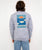 The Salt Water Seeker Mens Dream Sweatshirt in Athletic Grey