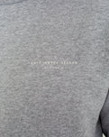 The Salt Water Seeker Mens Fins Sweatshirt in Athletic Grey