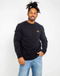 The Salt Water Seeker Mens Good Vibes Sweatshirt in Black