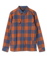 The Kavu Mens Northlake Shirt Jacket in Copper Leaf