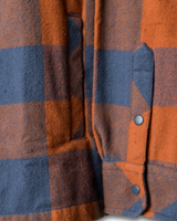 The Kavu Mens Northlake Shirt Jacket in Copper Leaf