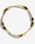 Riviera Hammer Wave Bangle in Gold