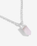 Affirmation Crystal Love Necklace in Silver & Rose Quartz