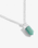 Affirmation Crystal Happiness Necklace in Silver & Aventurine