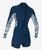 Bahia 2/1mm Back Zip Spring Wetsuit in French Nacy & Crisp Floral