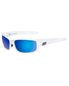 The Dirty Dog Clank Polarised Sunglasses in White/Grey & Blue Fusion