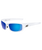 The Dirty Dog Clank Polarised Sunglasses in White/Grey & Blue Fusion