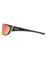 The Dirty Dog Stoat Polarised Sunglasses in Black & Grey Red Fusion