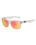 The Dirty Dog Vendetta Polarised Sunglasses in Crystal Grey & Red Fusion