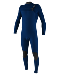 The O'Neill Mens Hyperfreak 3/2mm Chest Zip Wetsuit in Navy