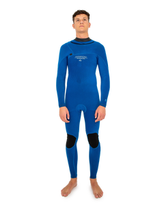 The O'Neill Mens HyperFreak 4/3mm+ Chest Zip Wetsuit in Black