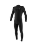 The O'Neill Mens HyperFreak 5/4mm+ Chest Zip Wetsuit in Black