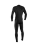 The O'Neill Mens HyperFreak 5/4mm+ Chest Zip Wetsuit in Black