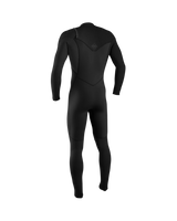 The O'Neill Mens HyperFreak 5/4mm+ Chest Zip Wetsuit in Black