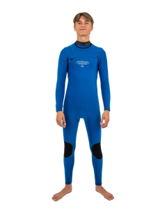 The O'Neill Mens HyperFreak 5/4mm+ Chest Zip Wetsuit in Raven & Black