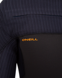 The O'Neill Mens HyperFreak 5/4mm+ Chest Zip Wetsuit in Raven & Black