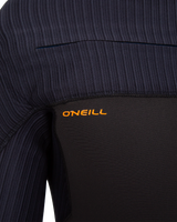 The O'Neill Mens HyperFreak 5/4mm+ Chest Zip Wetsuit in Raven & Black