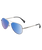 The Dirty Dog Maverick Polarised Sunglasses in Silver & Blue