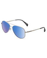 The Dirty Dog Maverick Polarised Sunglasses in Silver & Blue