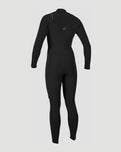 Womens HyperFreak 4/3mm+ Chest Zip Wetsuit in Black