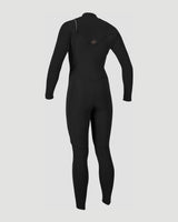 Womens HyperFreak 4/3mm+ Chest Zip Wetsuit in Black