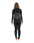 The O'Neill Womens Womens Epic 4/3mm Chest Zip Wetsuit (2022) in Black