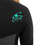 The O'Neill Womens Womens Epic 4/3mm Chest Zip Wetsuit (2022) in Black