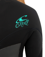 The O'Neill Womens Womens Epic 4/3mm Chest Zip Wetsuit (2022) in Black