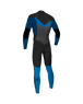 The O'Neill Boys Epic 4/3mm Chest Zip Wetsuit in Black, Deep Sea & Bali Blue