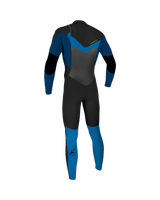 The O'Neill Boys Epic 4/3mm Chest Zip Wetsuit in Black, Deep Sea & Bali Blue