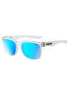 The Dirty Dog Blade Polarised Sunglasses in Crystal Clear Grey & Ice Blue