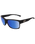 The Dirty Dog Furnace Polarised Sunglasses in Black/Grey & Blue Mirror