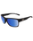 The Dirty Dog Furnace Polarised Sunglasses in Black/Grey & Blue Mirror