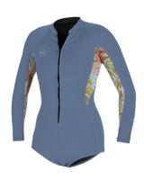 The O'Neill Womens Bahia 2mm Front Zip Spring Wetsuit in Infinity, Dalia & Infinity