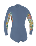 The O'Neill Womens Bahia 2mm Front Zip Spring Wetsuit in Infinity, Dalia & Infinity