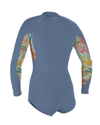 The O'Neill Womens Bahia 2mm Front Zip Spring Wetsuit in Infinity, Dalia & Infinity