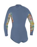 The O'Neill Womens Bahia 2mm Front Zip Spring Wetsuit in Infinity, Dalia & Infinity