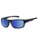The Dirty Dog Sonic Polarised Sunglasses in Black & Blue Mirror
