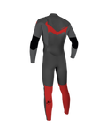 The O'Neill Boys Epic 5/4mm Chest Zip Wetsuit in Graphite, Smoke & Red