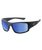 The Dirty Dog Gorilla Polarised Sunglasses in Satin Black & Blue