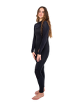 The O'Neill Womens Womens HyperFreak 5/4mm+ Chest Zip Wetsuit in Black