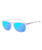 The Dirty Dog Shadow Polarised Sunglasses in Crystal Grey & Blue